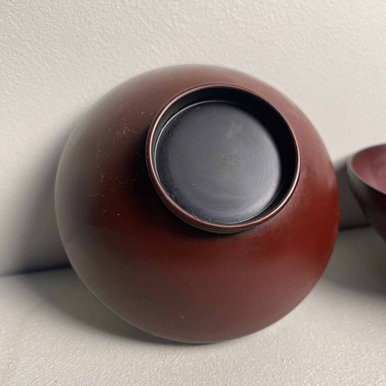 'Landscape' Set of 2 Rice Bowls Japan Shōwa 昭和時代