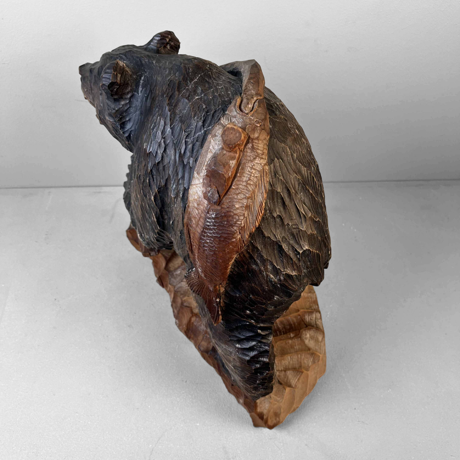 Wooden Bear Hokkaido Kibori Kuma 木彫り熊 Japan Wooden Bear Hokkaido Kibori Kuma 木彫り熊 Japan