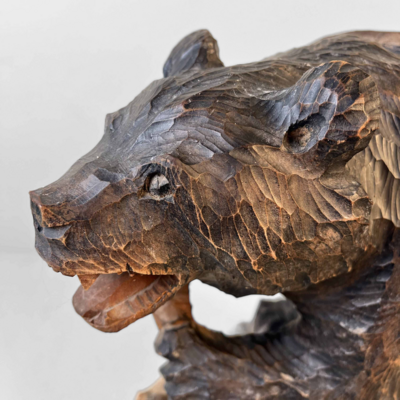 Wooden Bear Hokkaido Kibori Kuma 木彫り熊 Japan