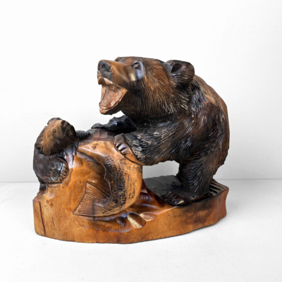 Hokkaido Kibori Kuma 木彫り熊 Japan