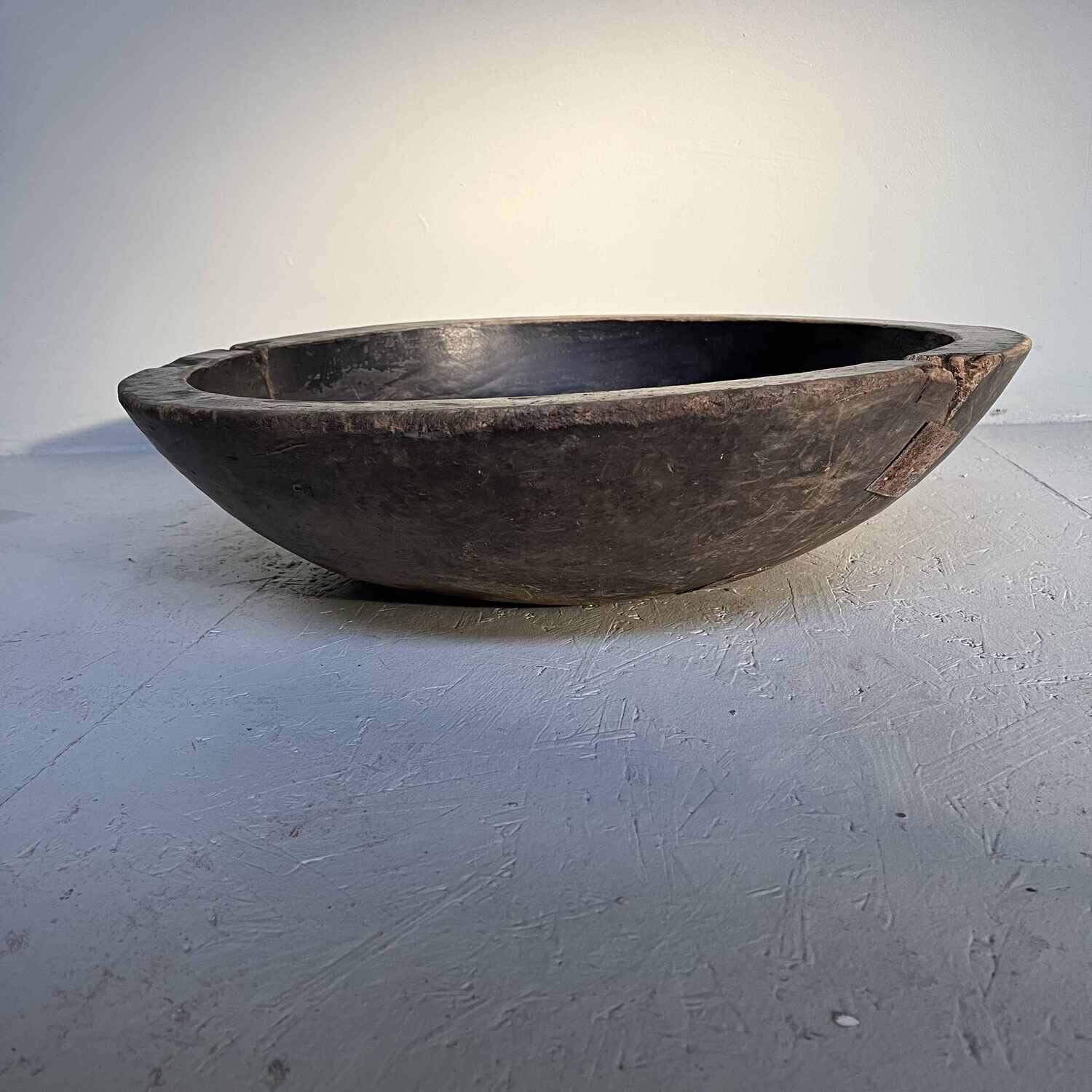 Wooden Dough Bowl Japan Meiji period (1868-1912)