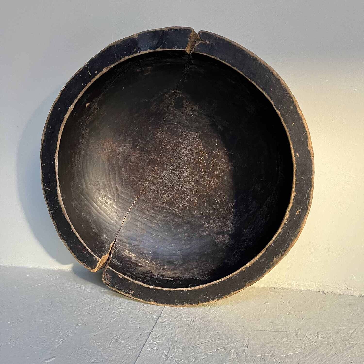 Wooden Dough Bowl Japan Meiji period (1868-1912)