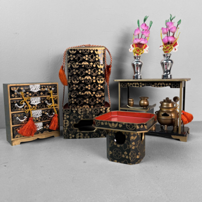 Vintage Japanese Hina Dolls Toys 1970s