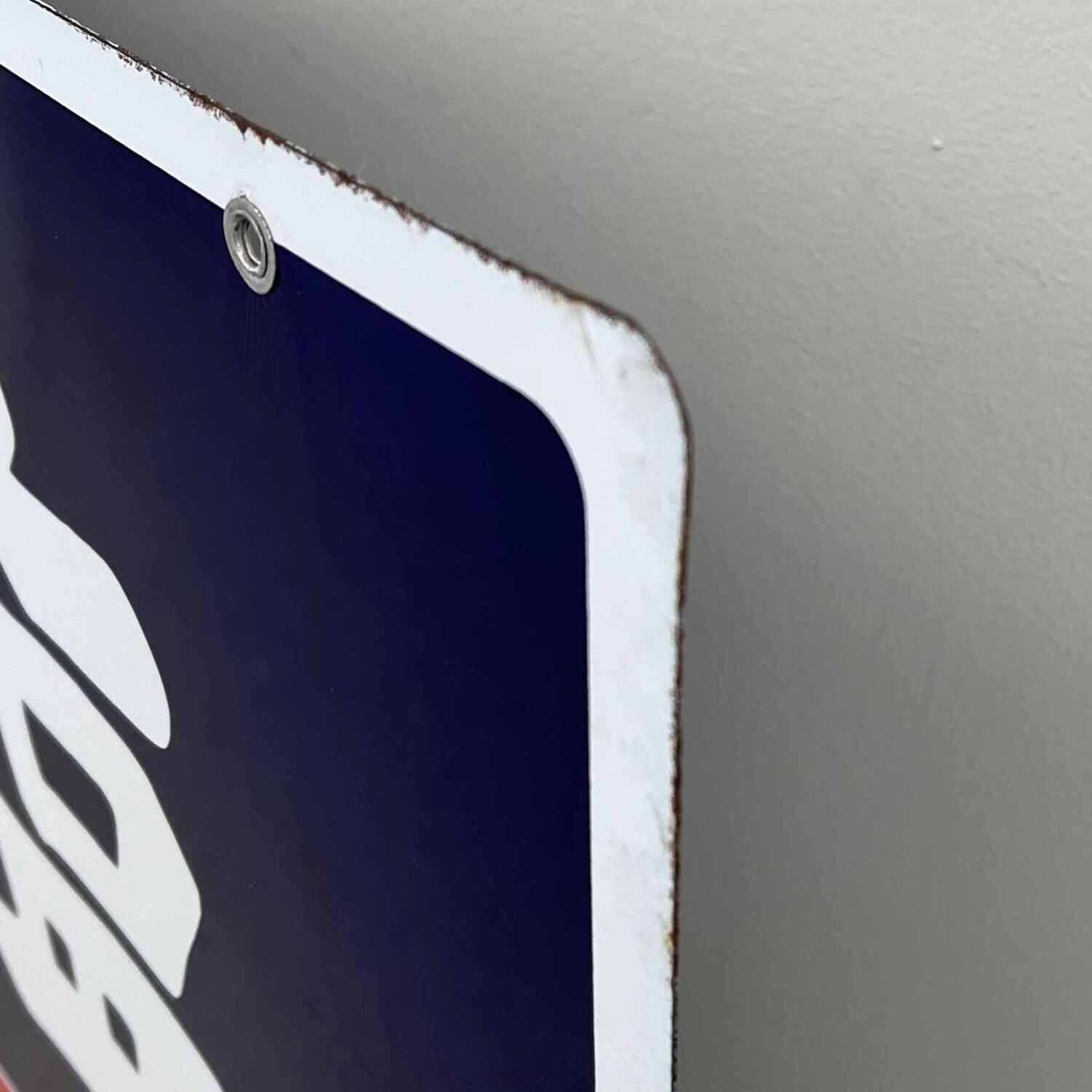 Japanese Metal Sign 'Salt' 1984