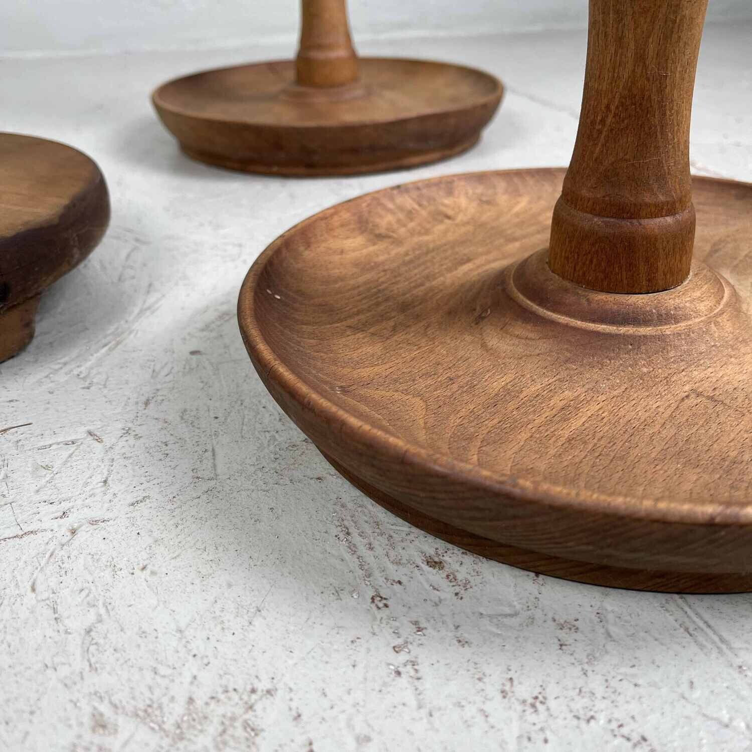 Set of Japanese Temple Candlesticks, Shokudai (燭台), Taishō Period.