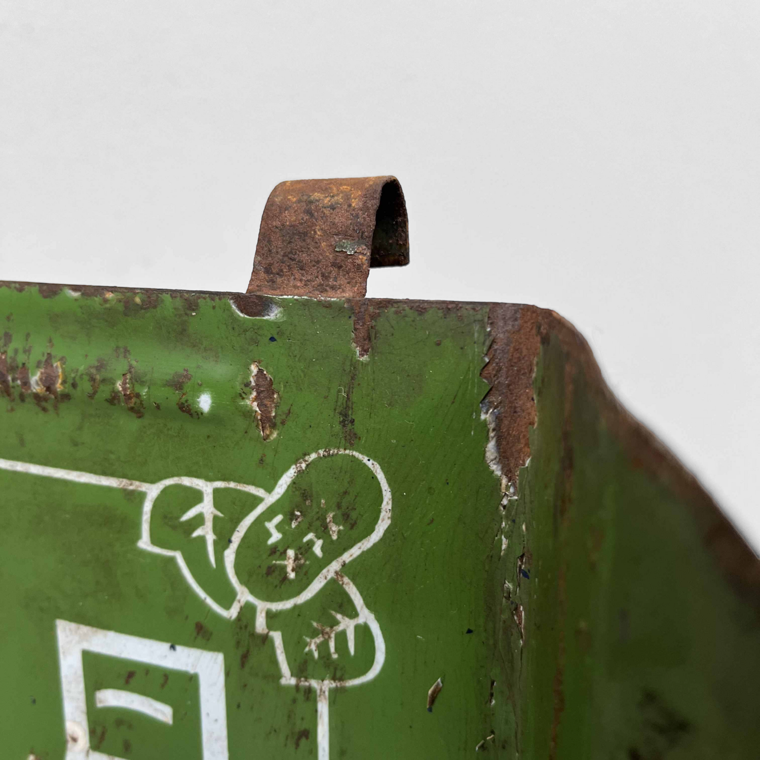 Metalen reclame bord Japan jaren '50.