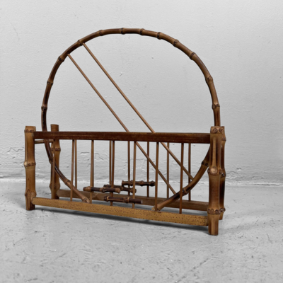 Japanese Vintage Bamboo Letter Stand
