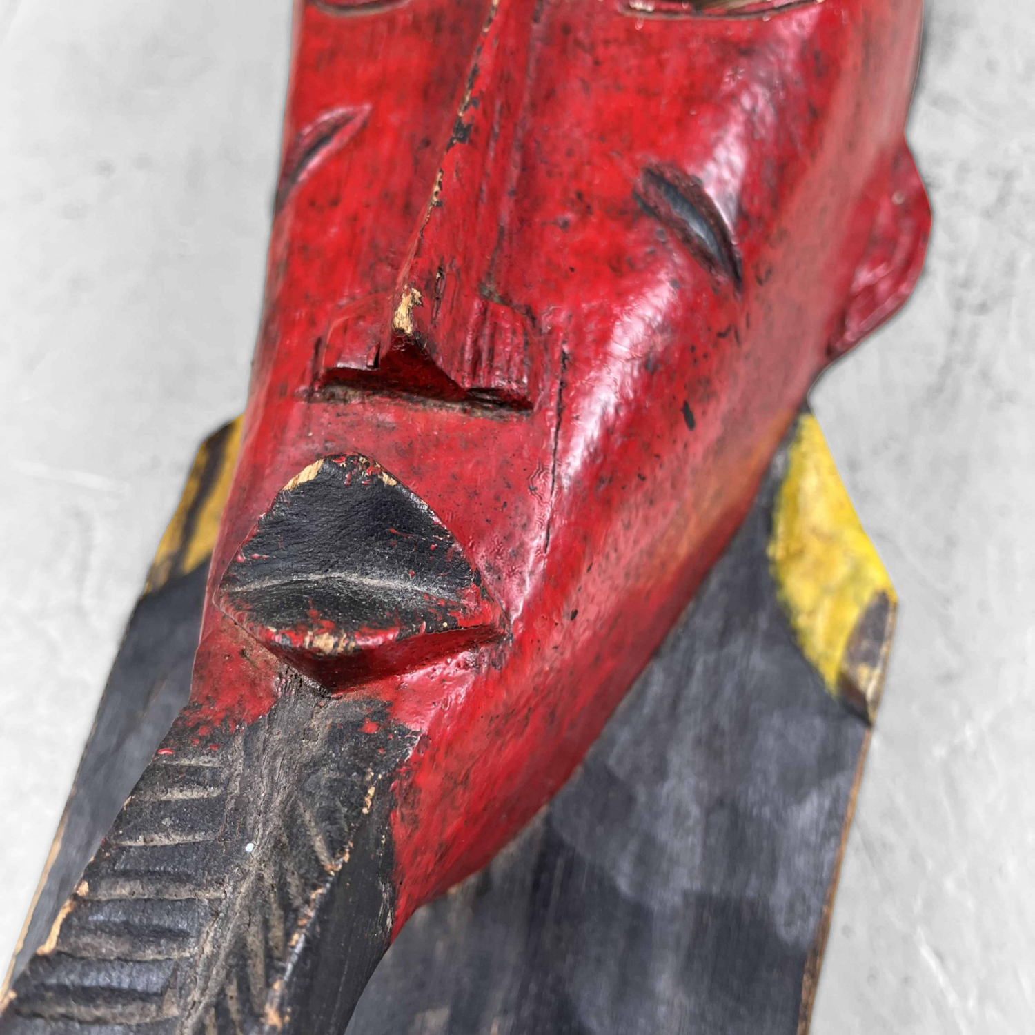 Set Vintage Guro Maskers Ivoorkust Set Vintage Guro Maskers Ivoorkust