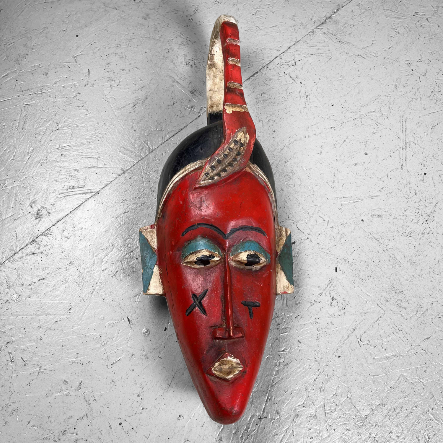 Set Vintage Guro Maskers Ivoorkust Set Vintage Guro Maskers Ivoorkust