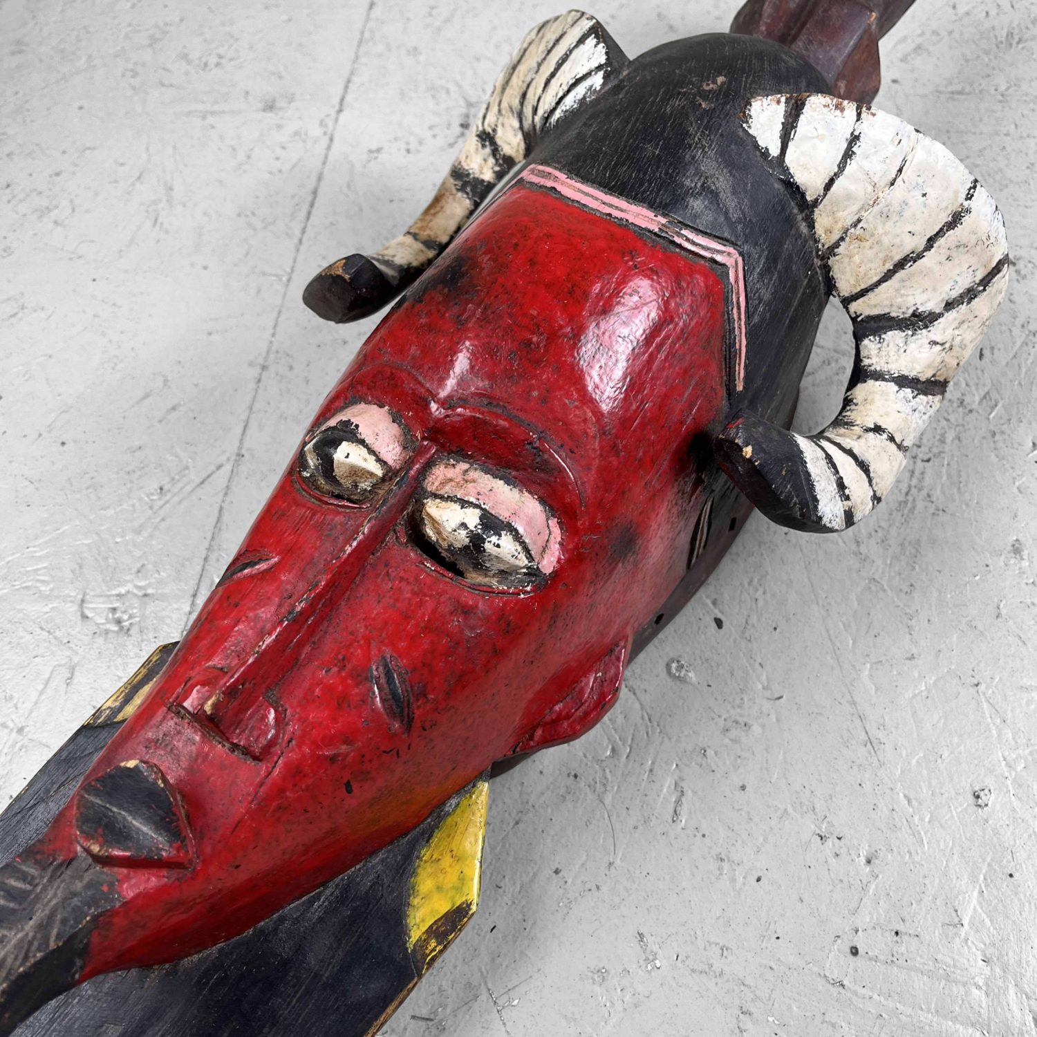 Set Vintage Guro Maskers Ivoorkust Set Vintage Guro Maskers Ivoorkust