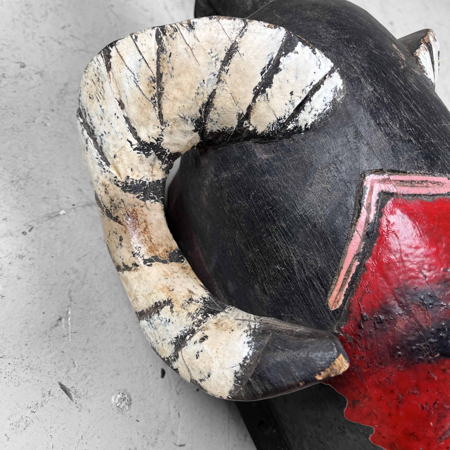 Set Vintage Guro Maskers Ivoorkust Set Vintage Guro Maskers Ivoorkust