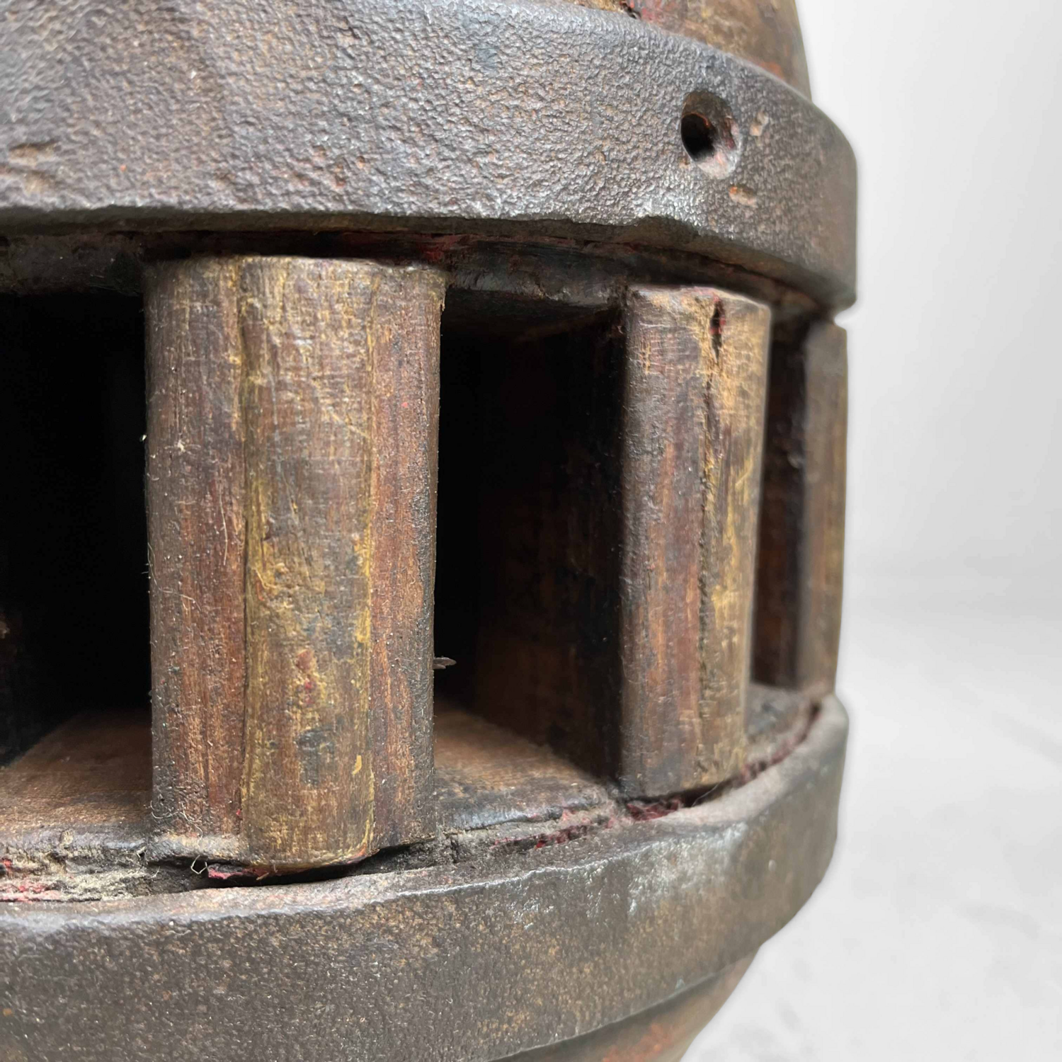 Antique Wooden Wheel Hub Japan.