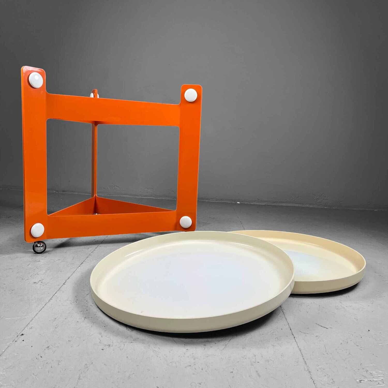 Space Age Trolley by Luigi Massoni for Guzzini, Italy