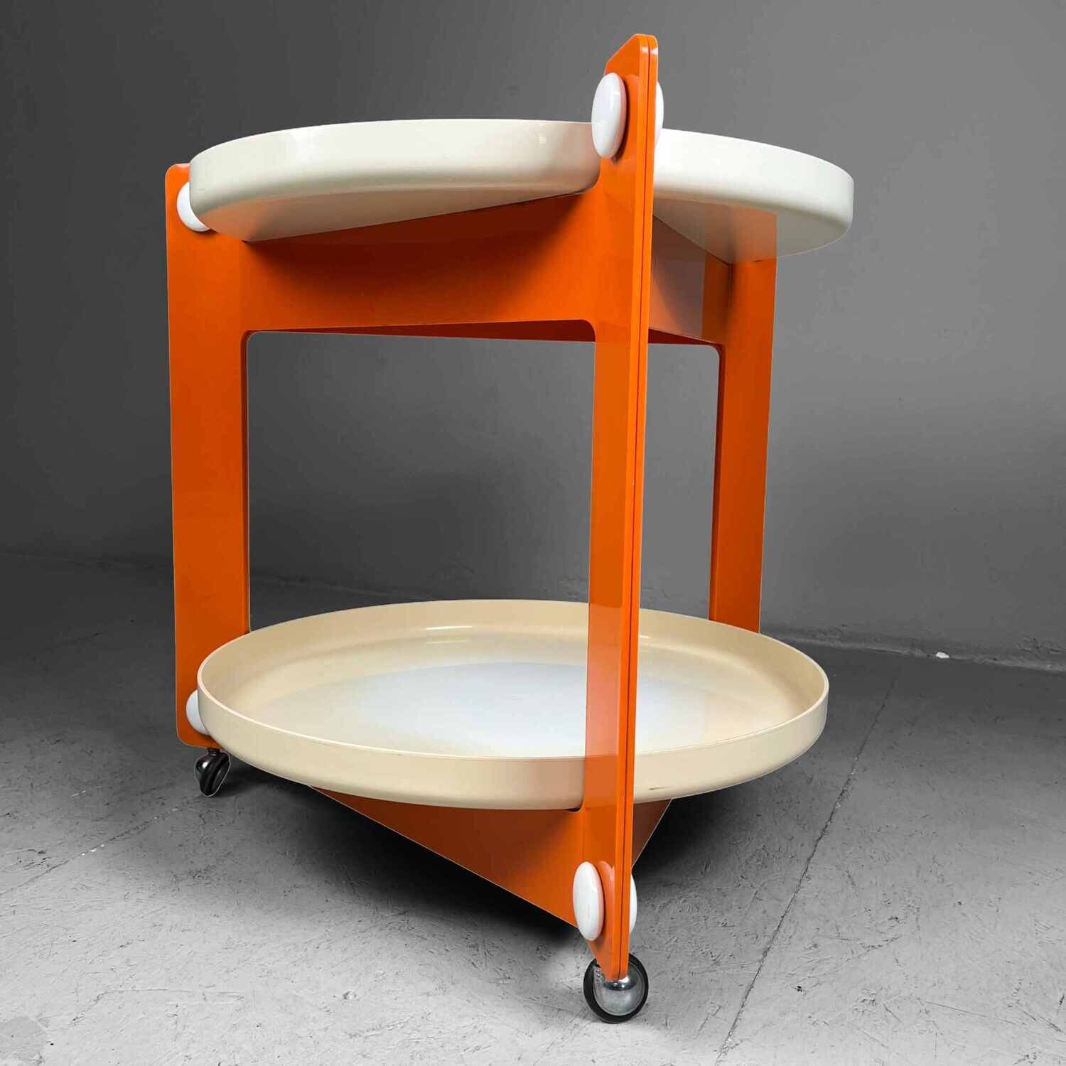 Space Age Trolley by Luigi Massoni for Guzzini, Italy