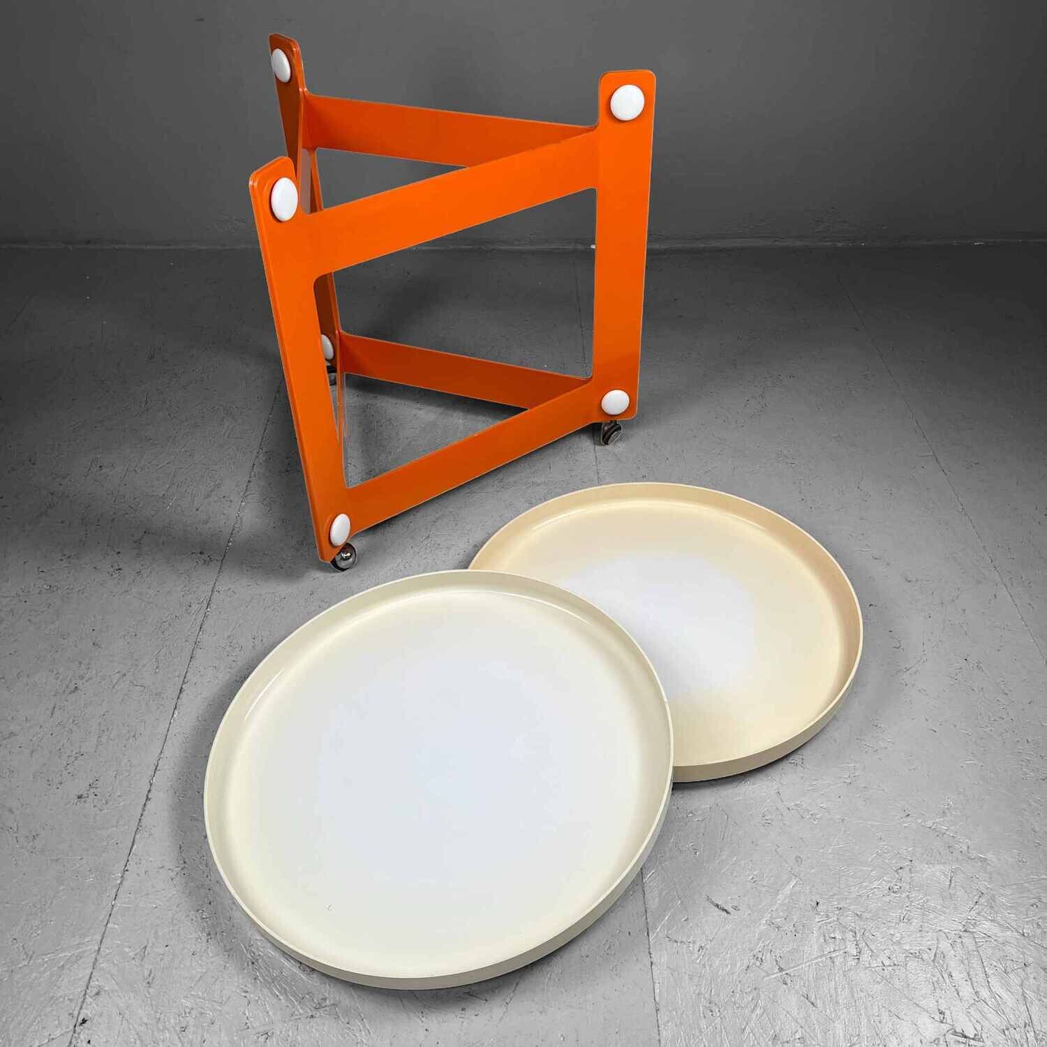 Space Age Trolley by Luigi Massoni for Guzzini, Italy