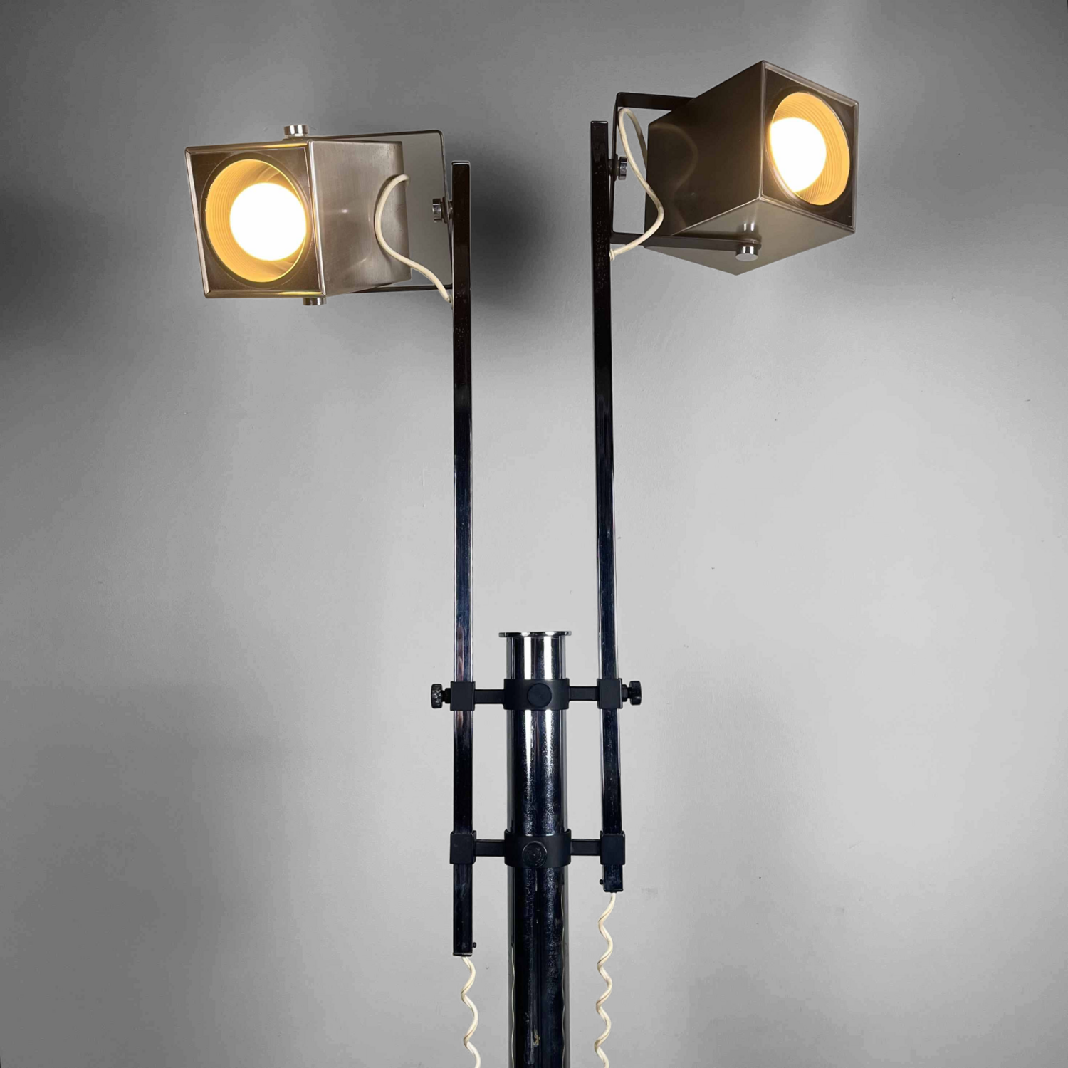 Adjustable Mid Century Floor Lamp by Pat Hoffman for Lucitalia, 70s