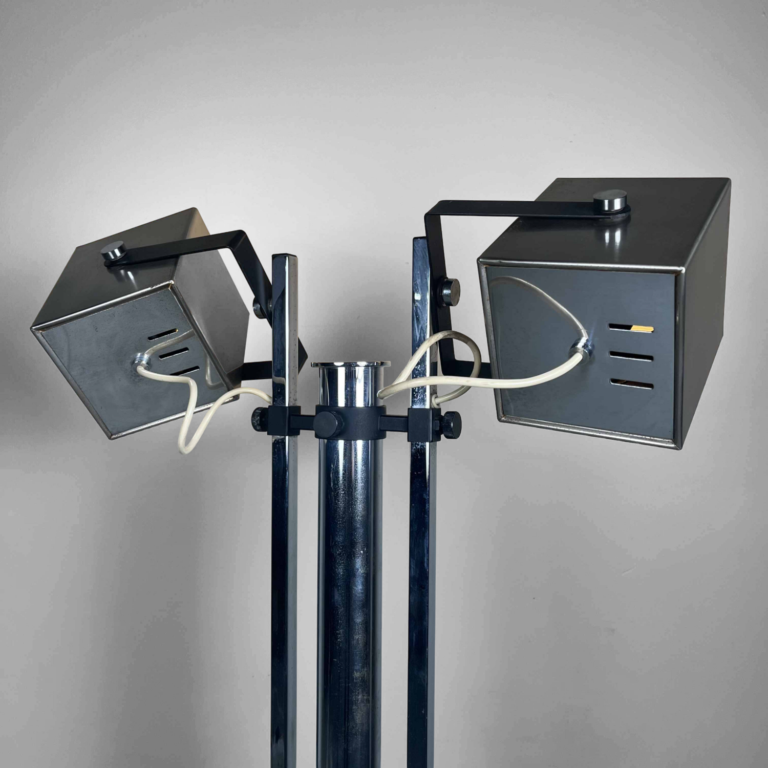 Adjustable Mid Century Floor Lamp by Pat Hoffman for Lucitalia, 70s