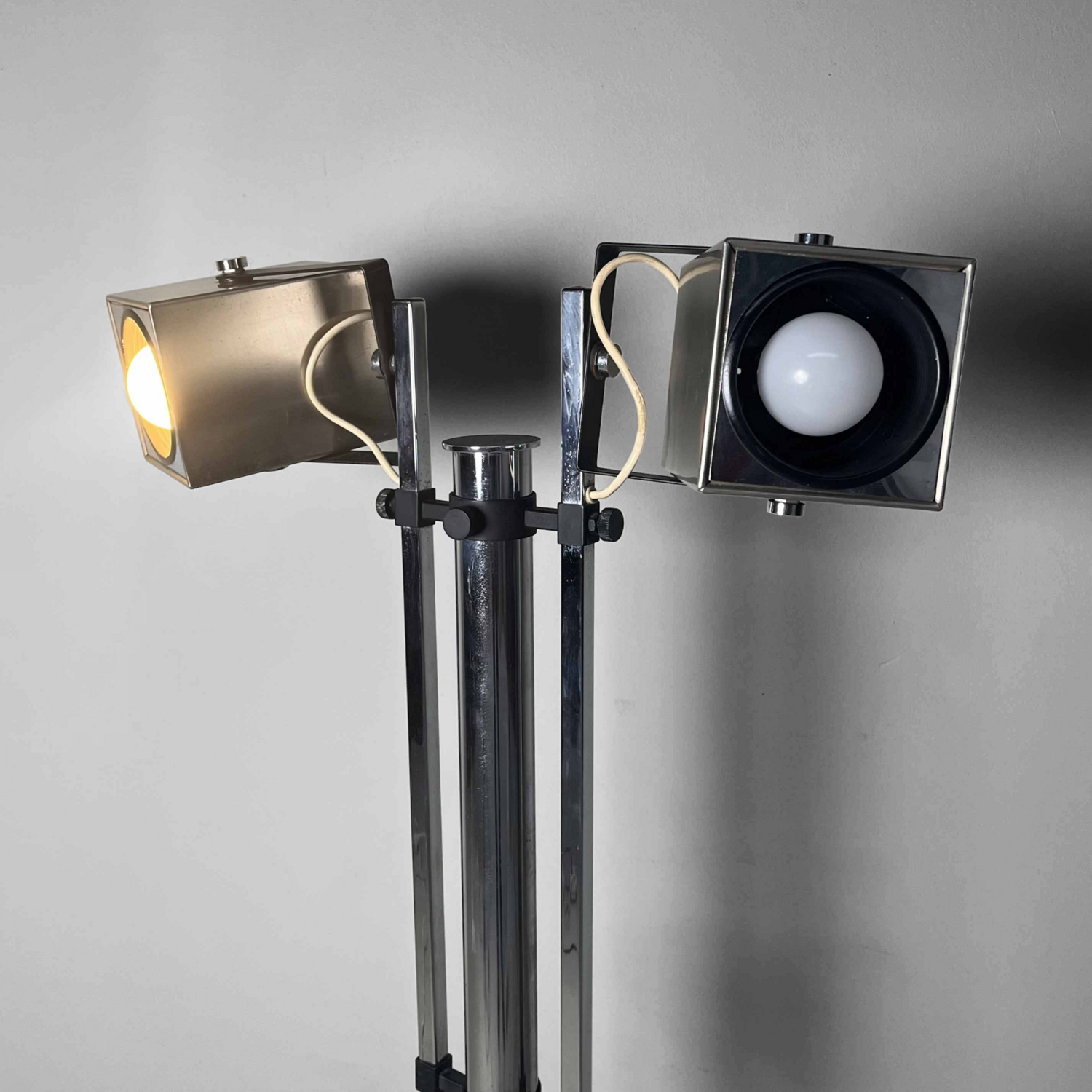 Adjustable Mid Century Floor Lamp by Pat Hoffman for Lucitalia, 70s