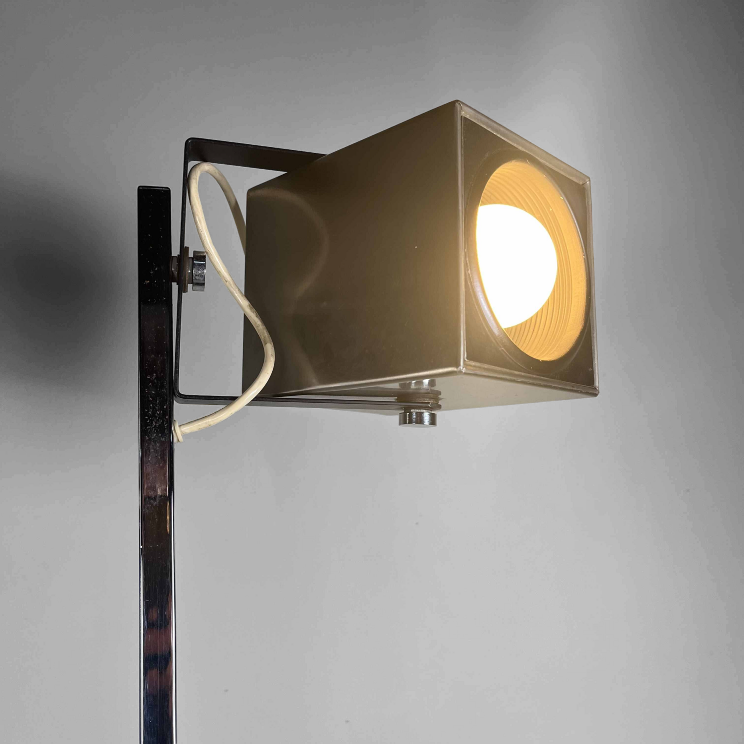 Adjustable Mid Century Floor Lamp by Pat Hoffman for Lucitalia, 70s