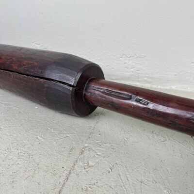 Large Antique Wooden Mochigome Stamper Japan, 1920s.