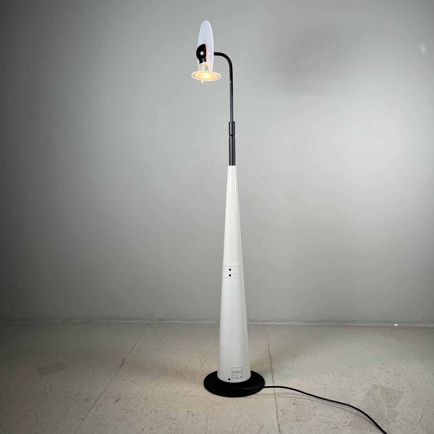 Vintage vloerlamp Club 1195 van Giuseppe Ramella voor Arteluce, Italië 1985