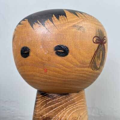 Large Vintage Creative Sosaku Kokeshi by Watanabe Masao 'Chameko'