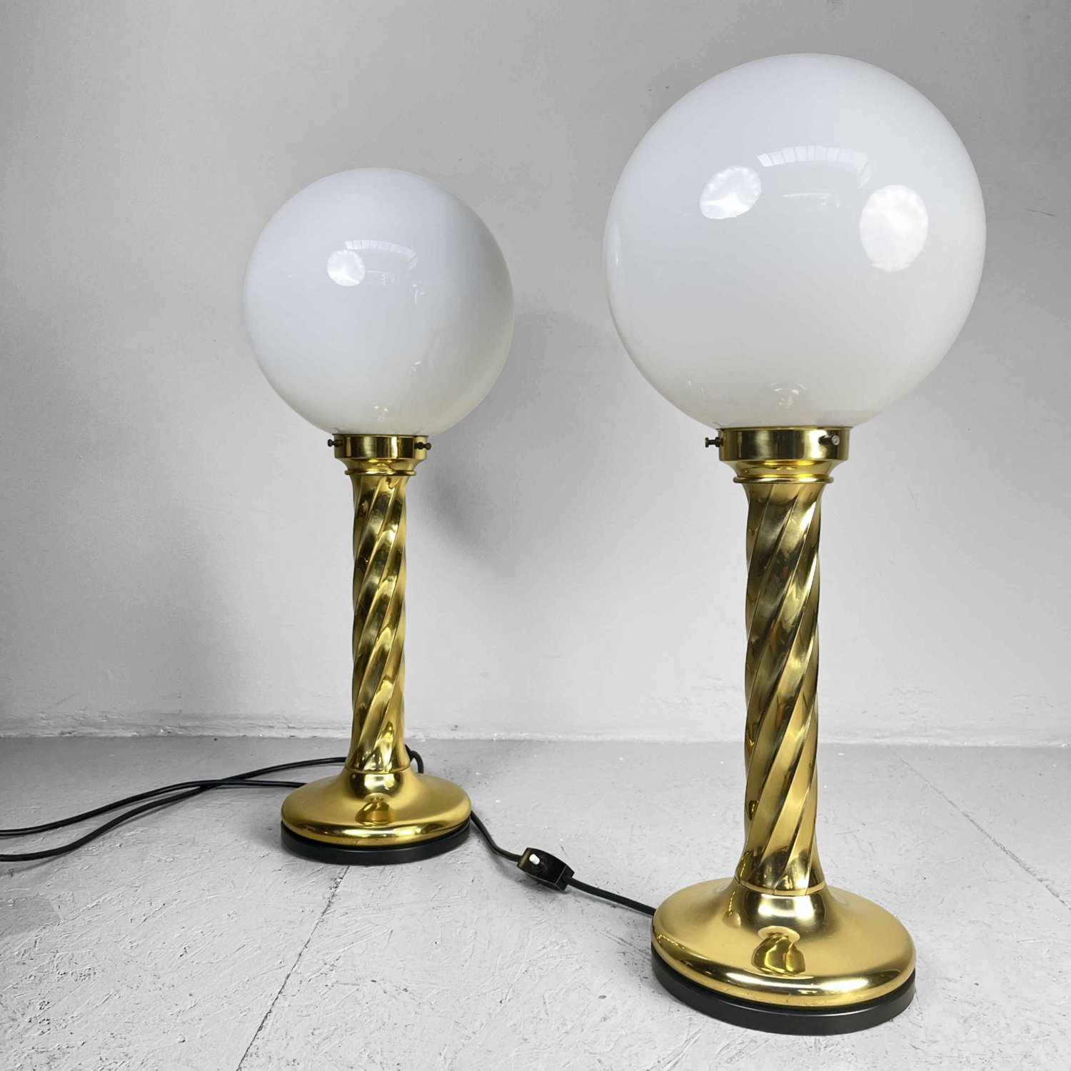 Set Prachtige Vintage Tafellampen van Rogo Leuchten, 1970s