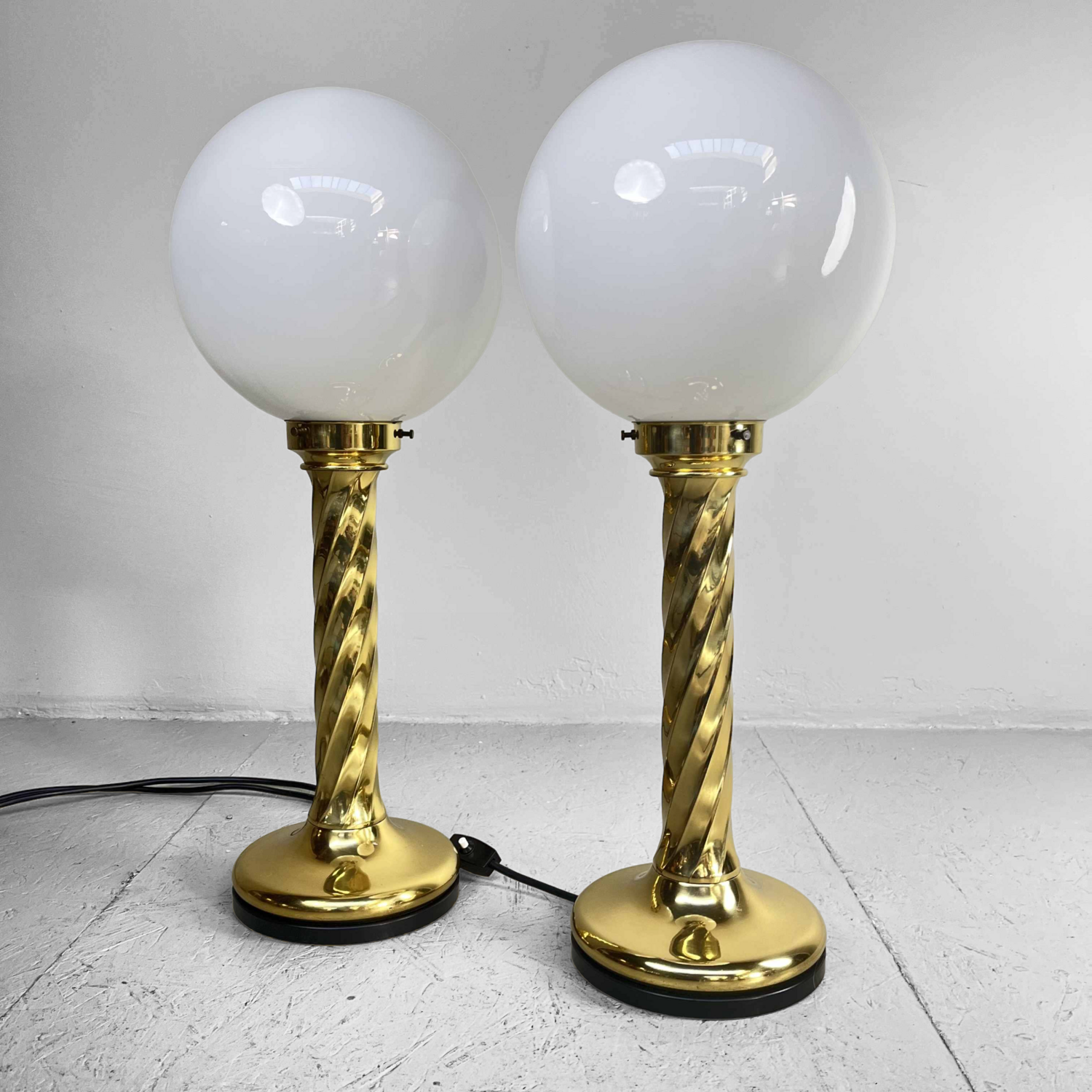 Set Prachtige Vintage Tafellampen van Rogo Leuchten, 1970s