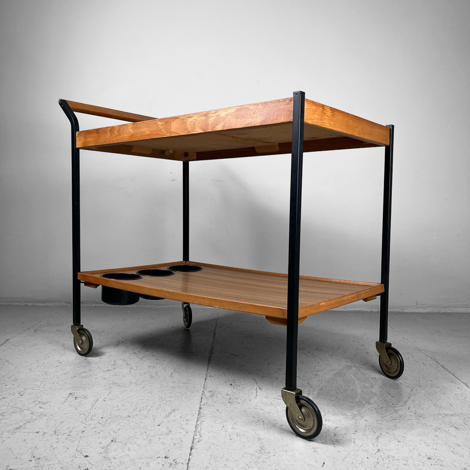 Vintage Bar Trolley Opal Möbel Duitsland 1960s
