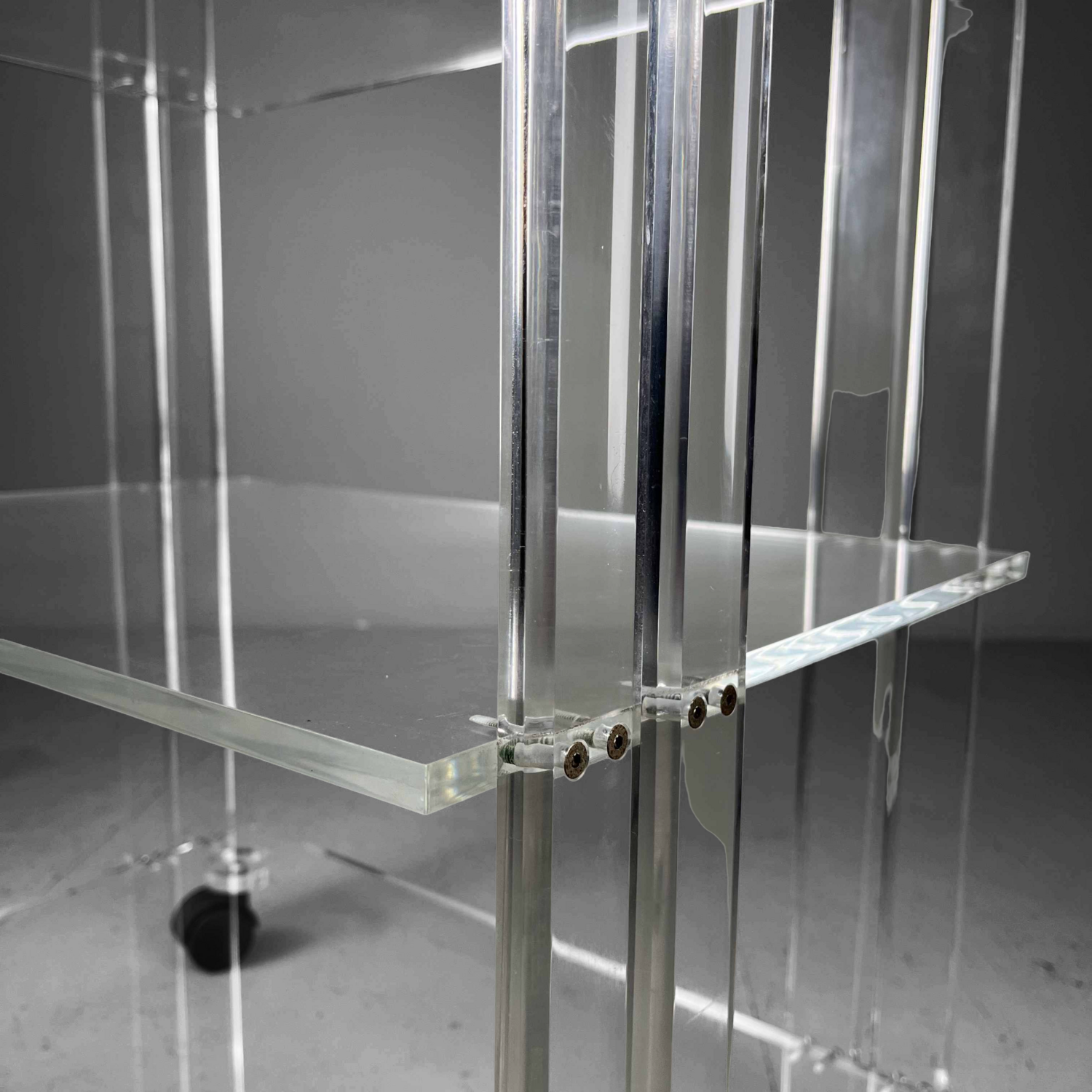 Vintage Plexi Trolley Italië 1970s