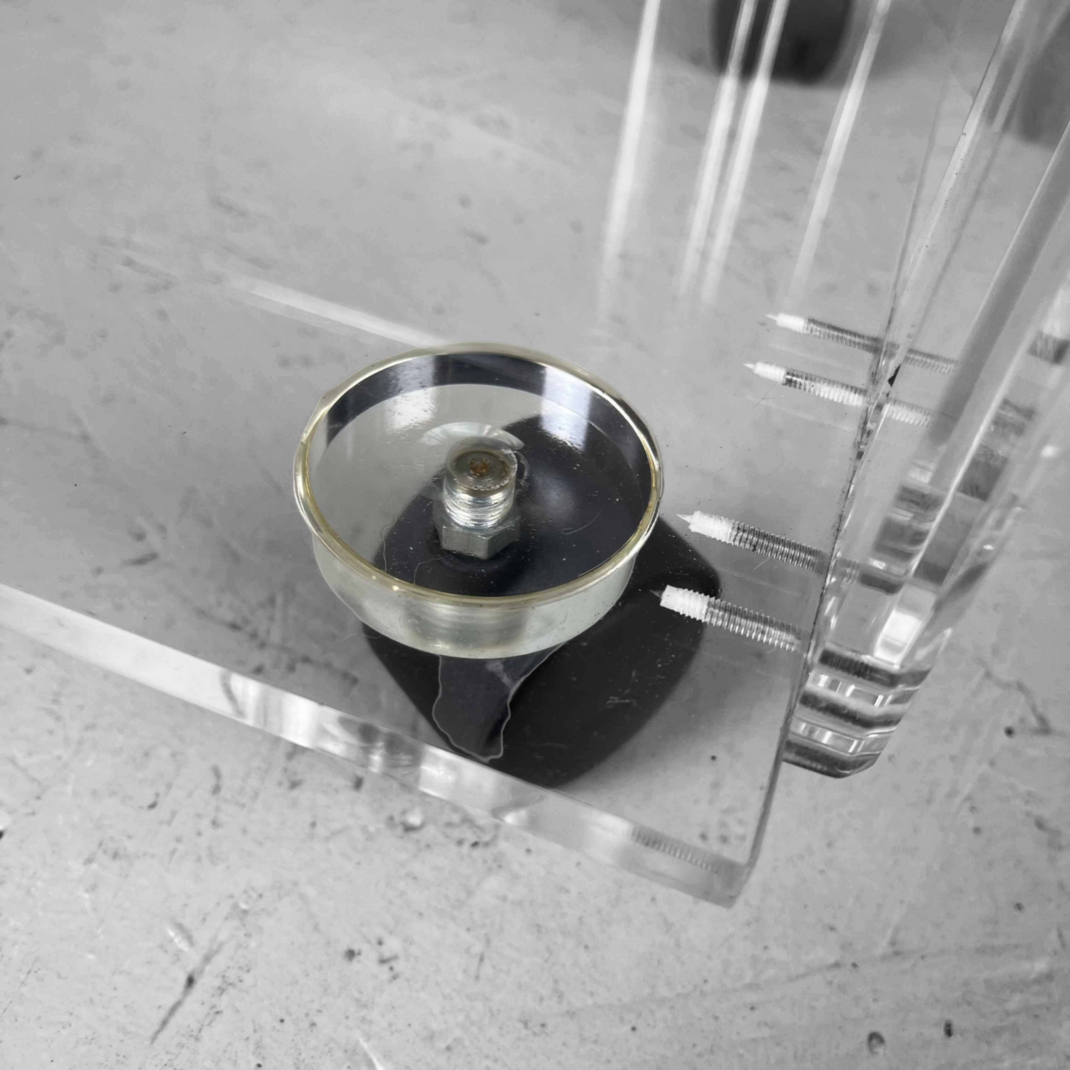 Vintage Plexi Trolley Italië 1970s