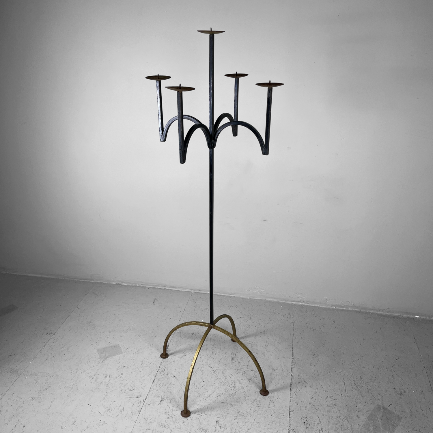 Hoge Smeedijzeren Kandelaar jaren '70