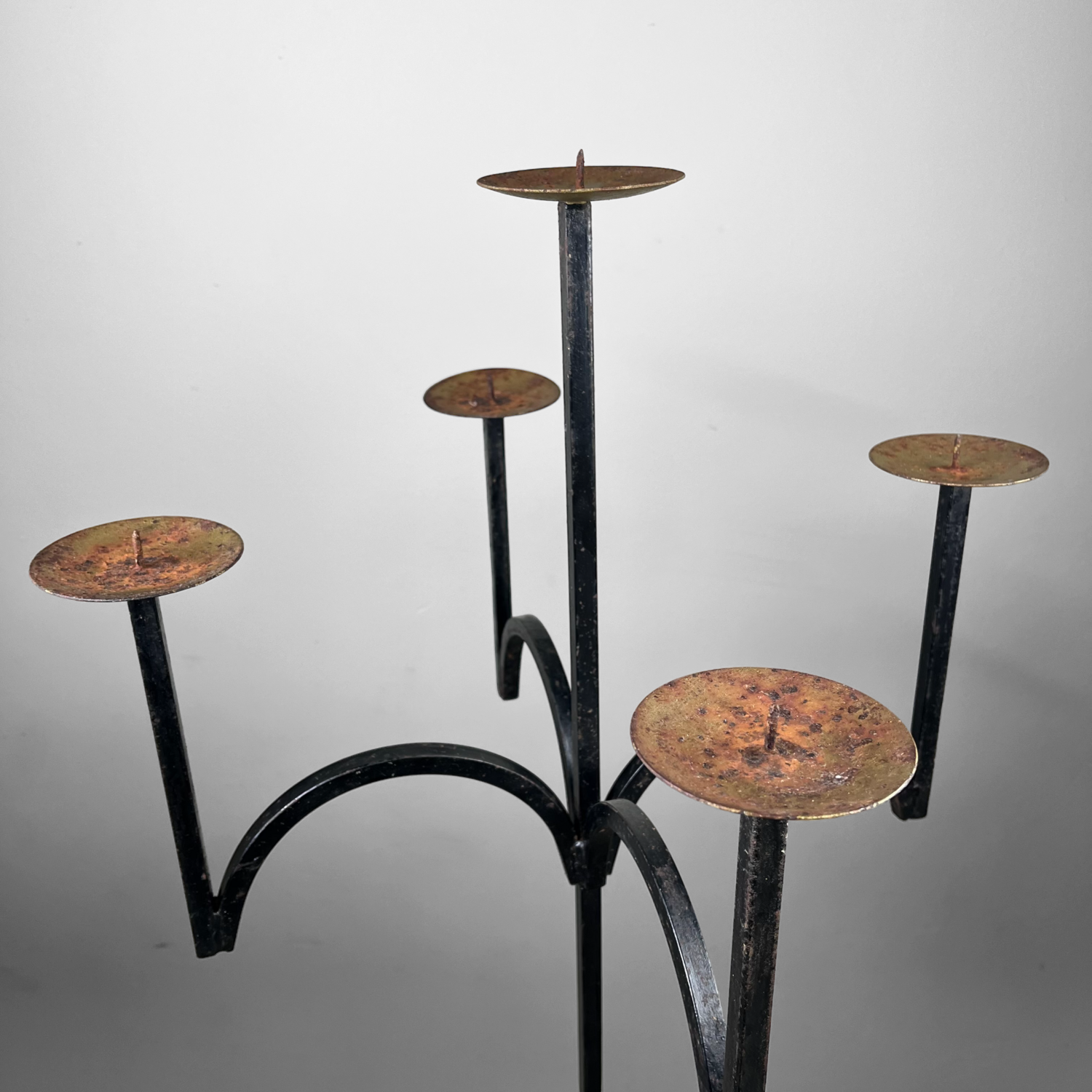 Hoge Smeedijzeren Kandelaar jaren '70