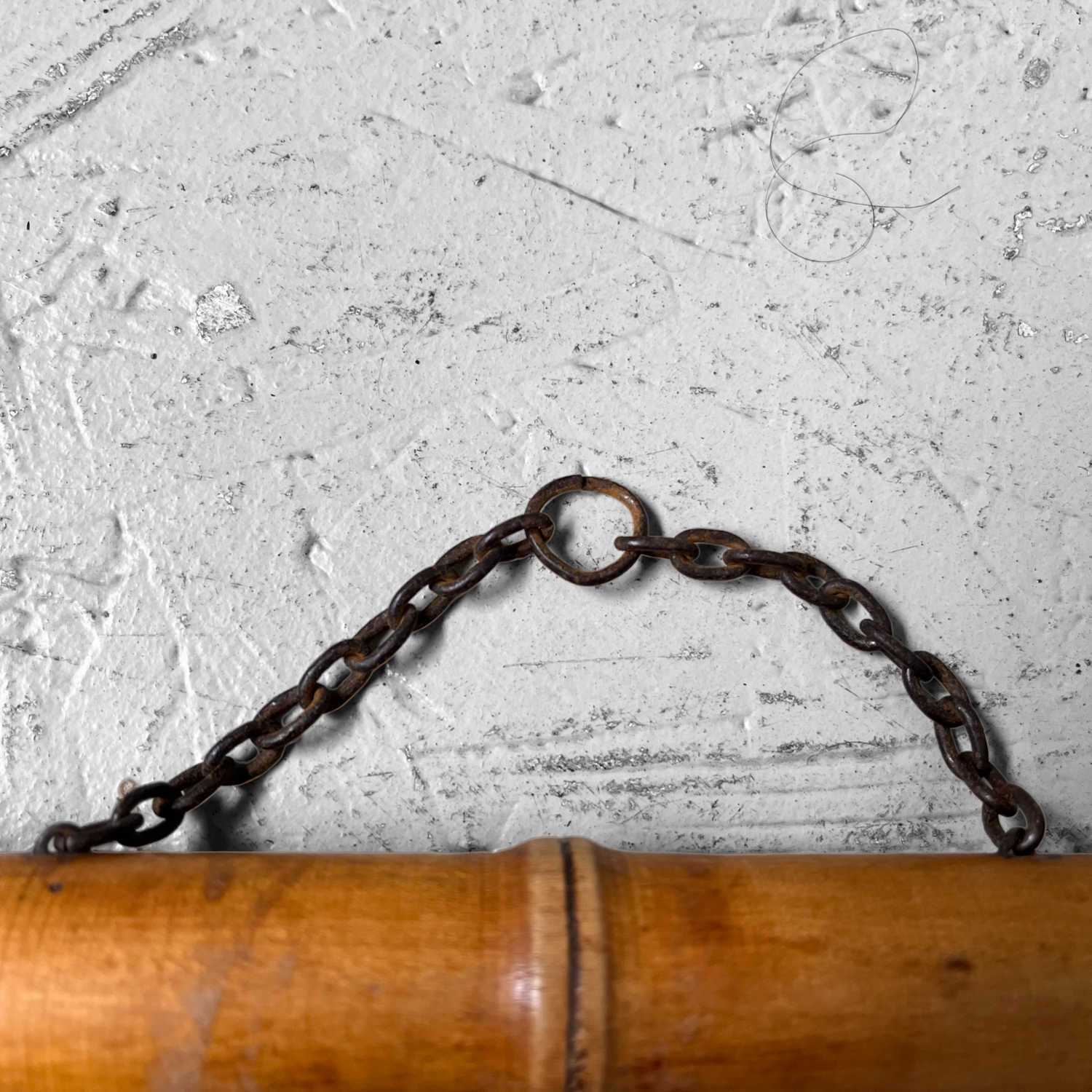 Vintage Faux Bamboo Mirror 50s