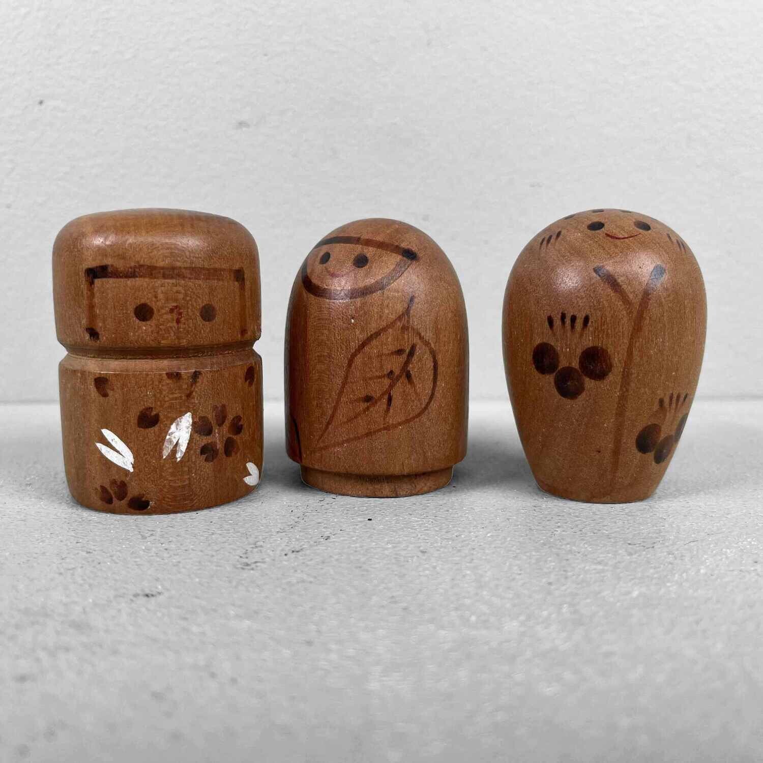 Vintage sosaku kokeshi door Ryoichi