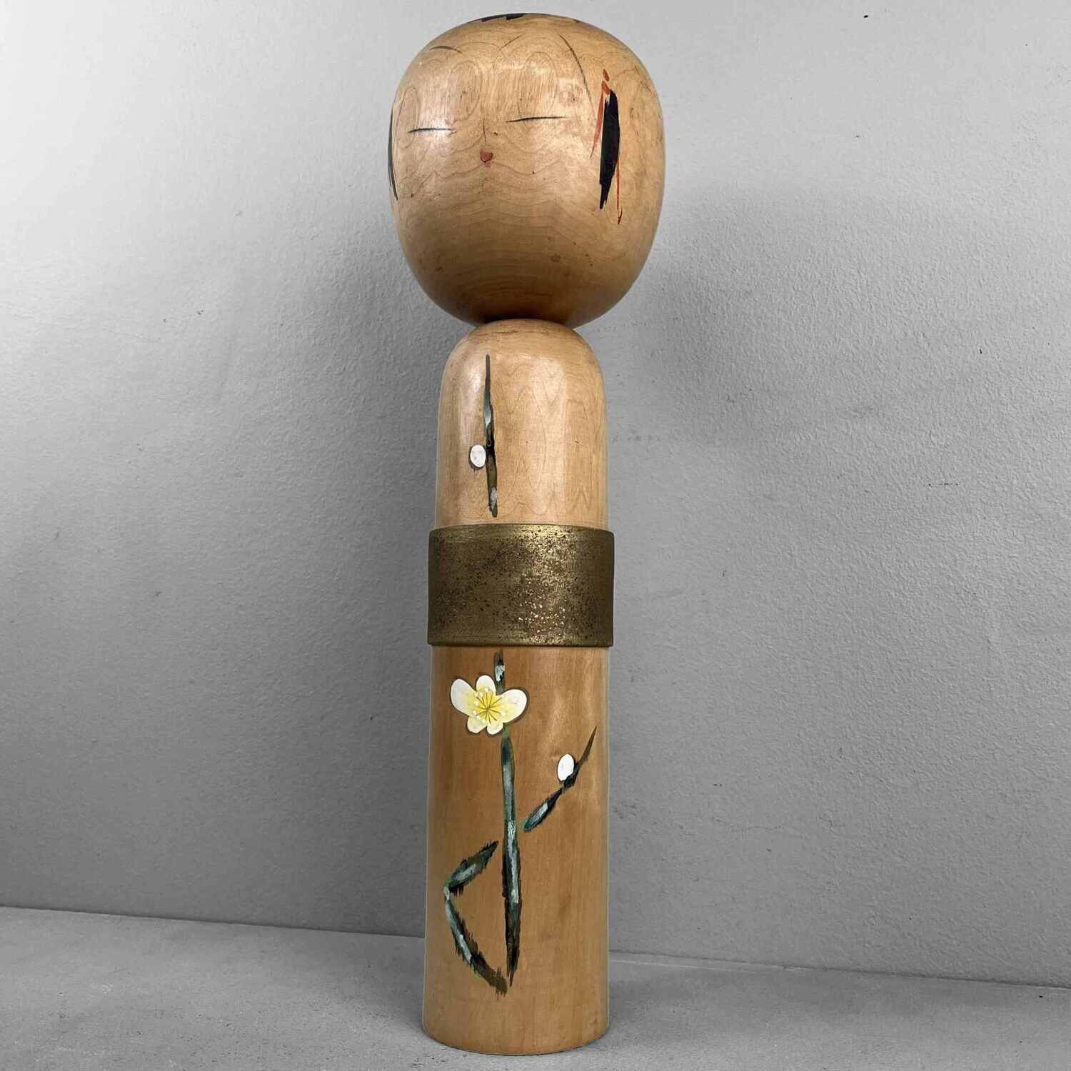Vintage sosaku kokeshi by Takahashi Hajime