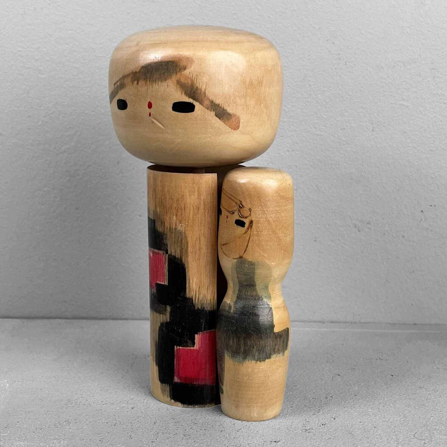 RARE Vintage sosaku kokeshi door Inosuke Kobayashi