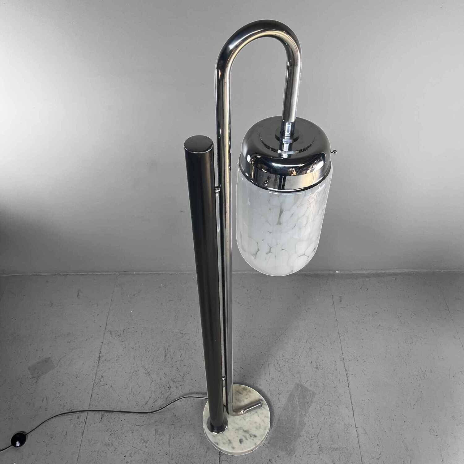 Mid Century Design Floorlamp Murano 60s, Italy