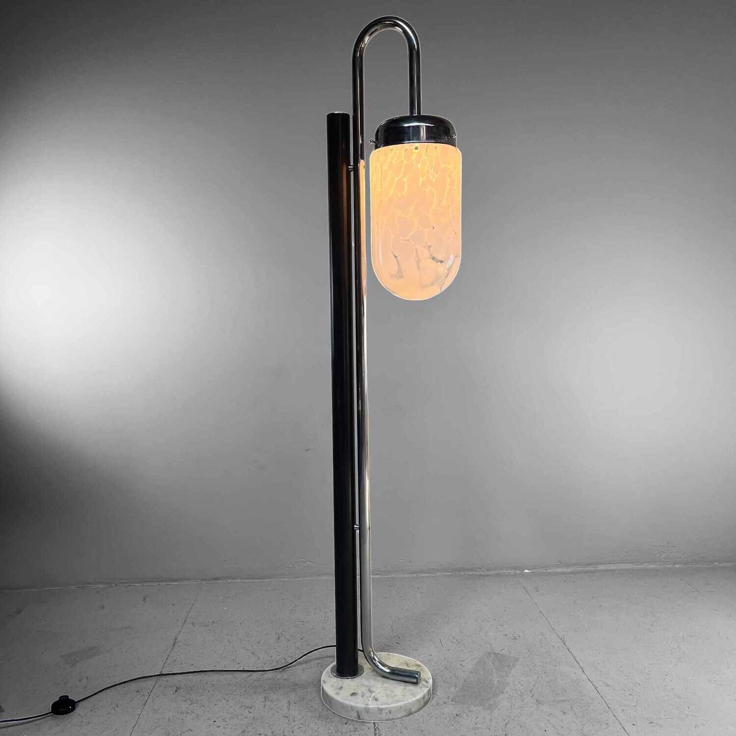 Mid Century Design Floorlamp Murano 60s, Italy
