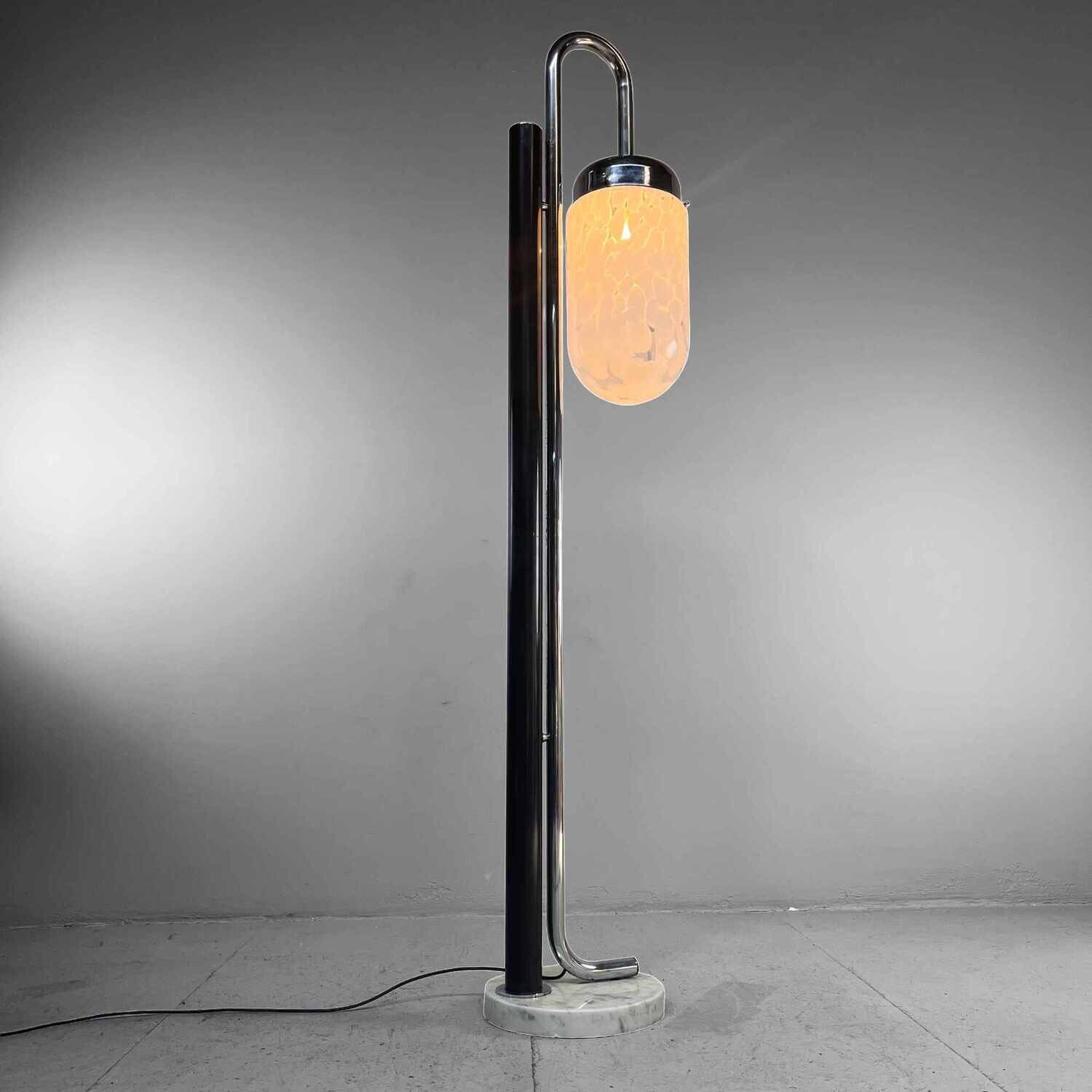 Mid Century Design Floorlamp Murano 60s, Italy