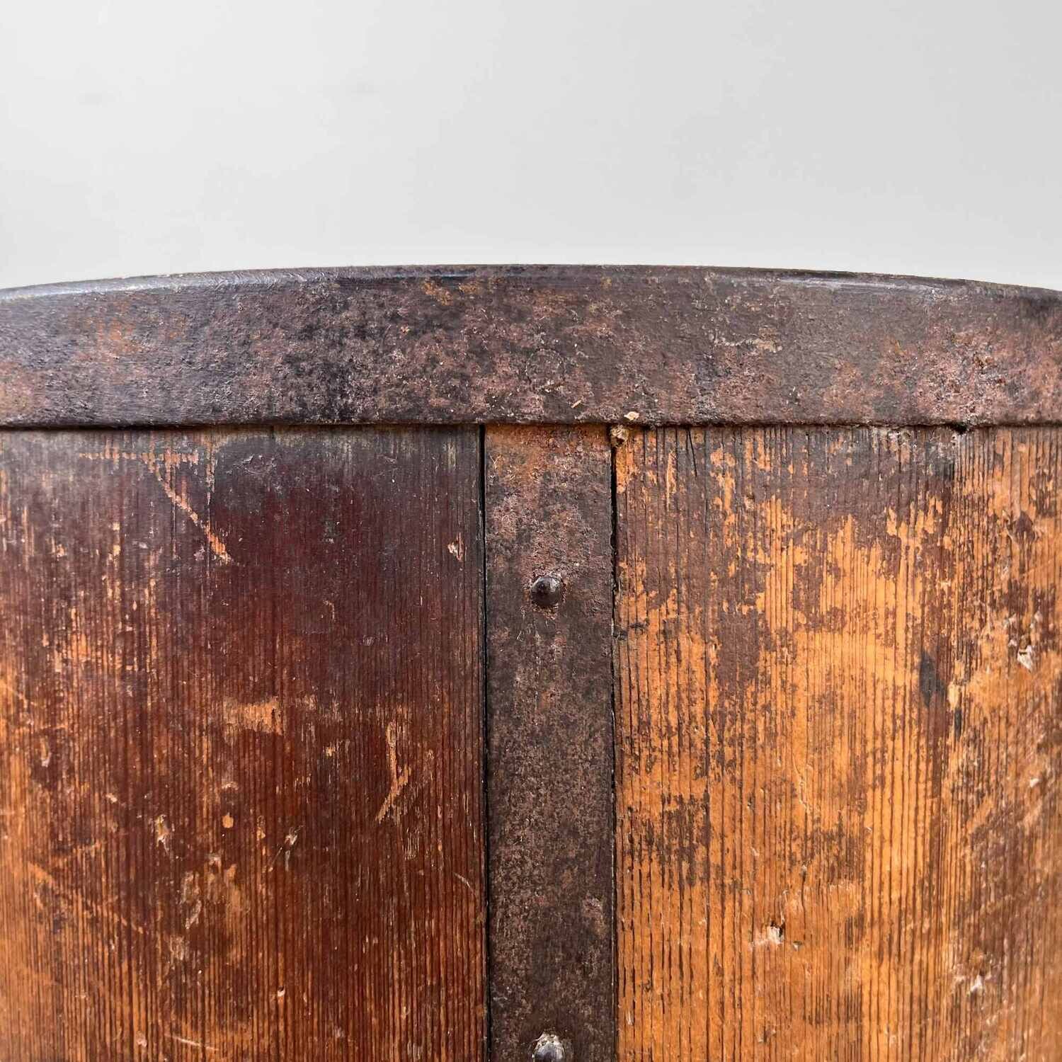 Set Antieke Handgemaakte Rijstmaat Emmers - Itomasu Meiji (1867-1912) Japan