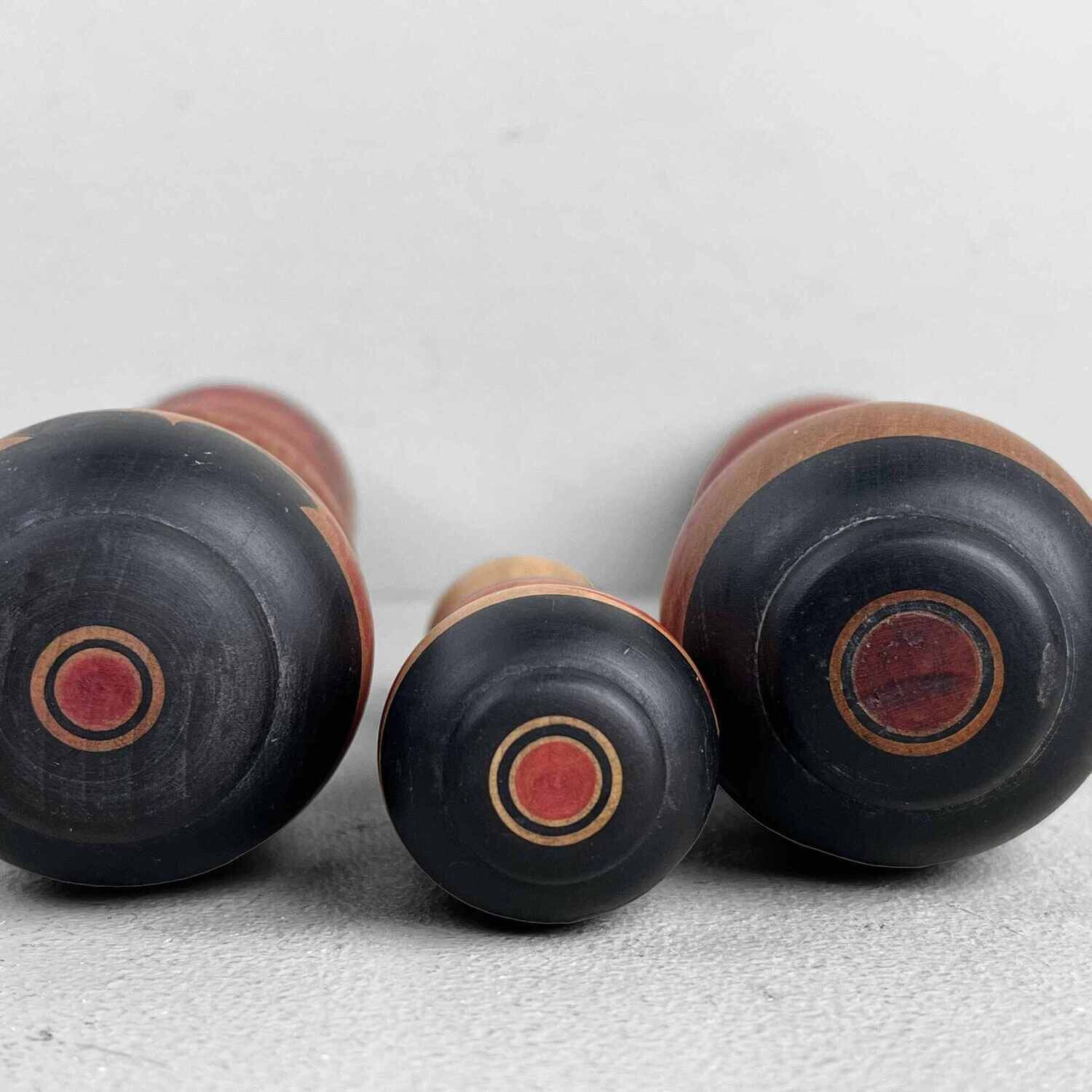 Tsugaru familie vintage dento kokeshi