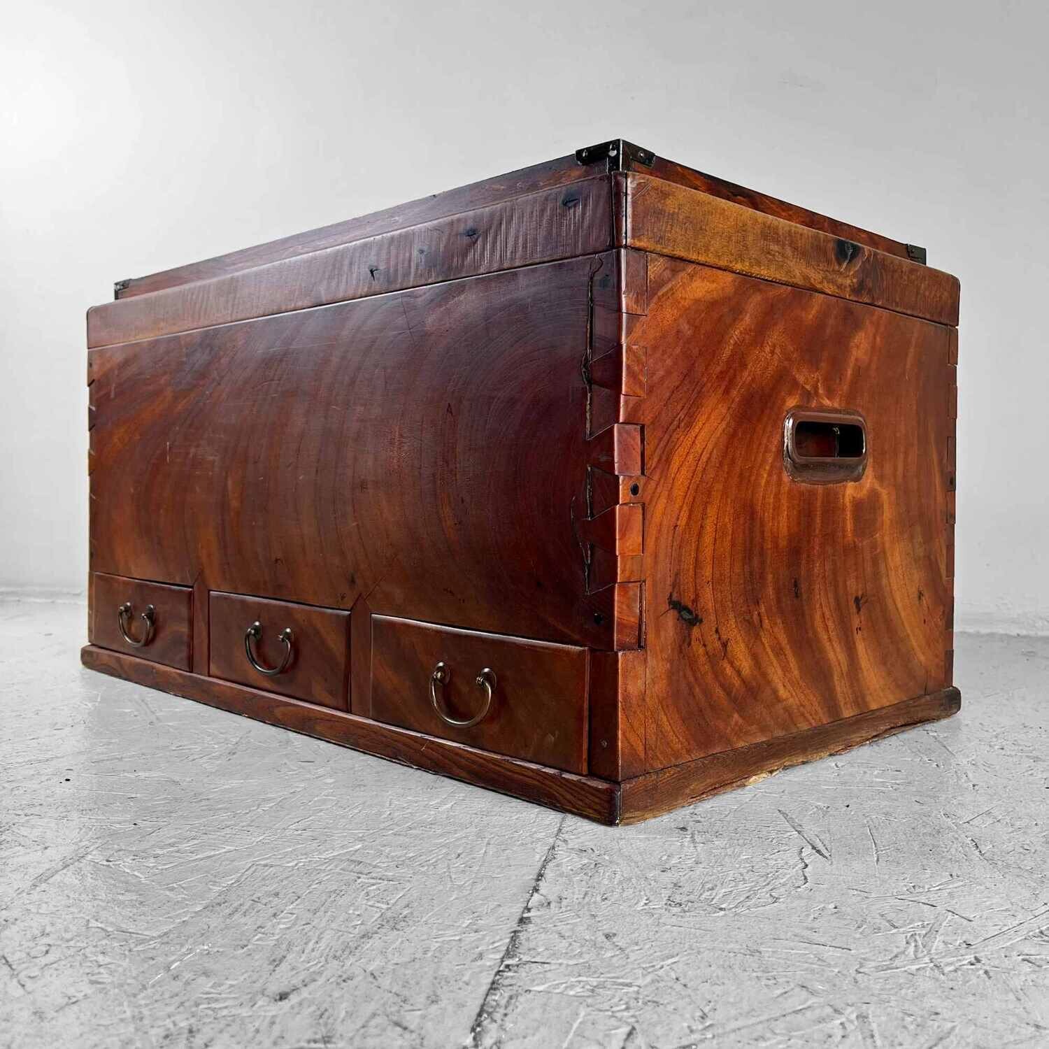 Japanse Keyaki Hibachi  Meiji - 明治時代