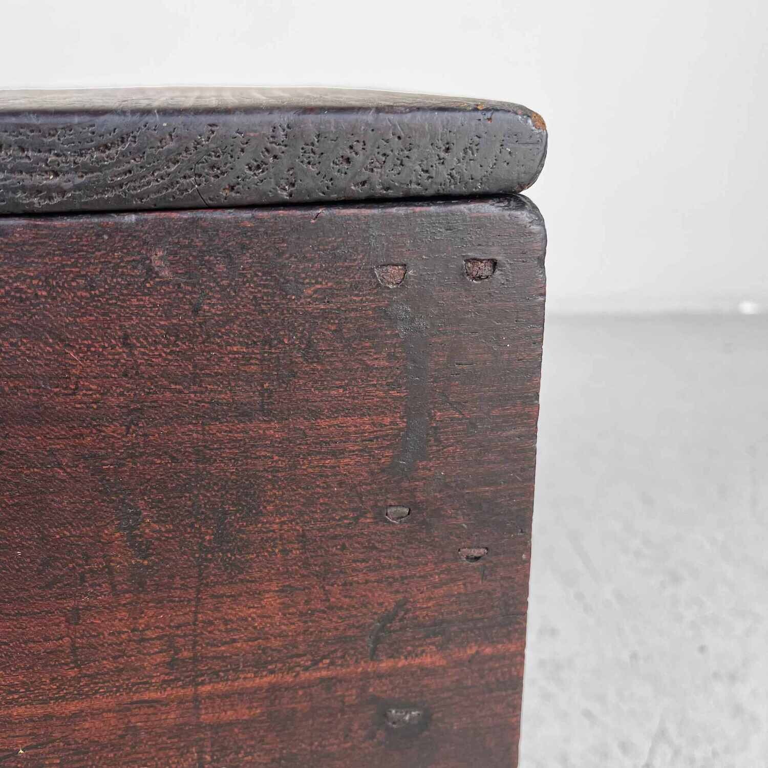 Antique Saisenbako (賽銭箱) Temple Sacrificial Block Japan Meiji-era