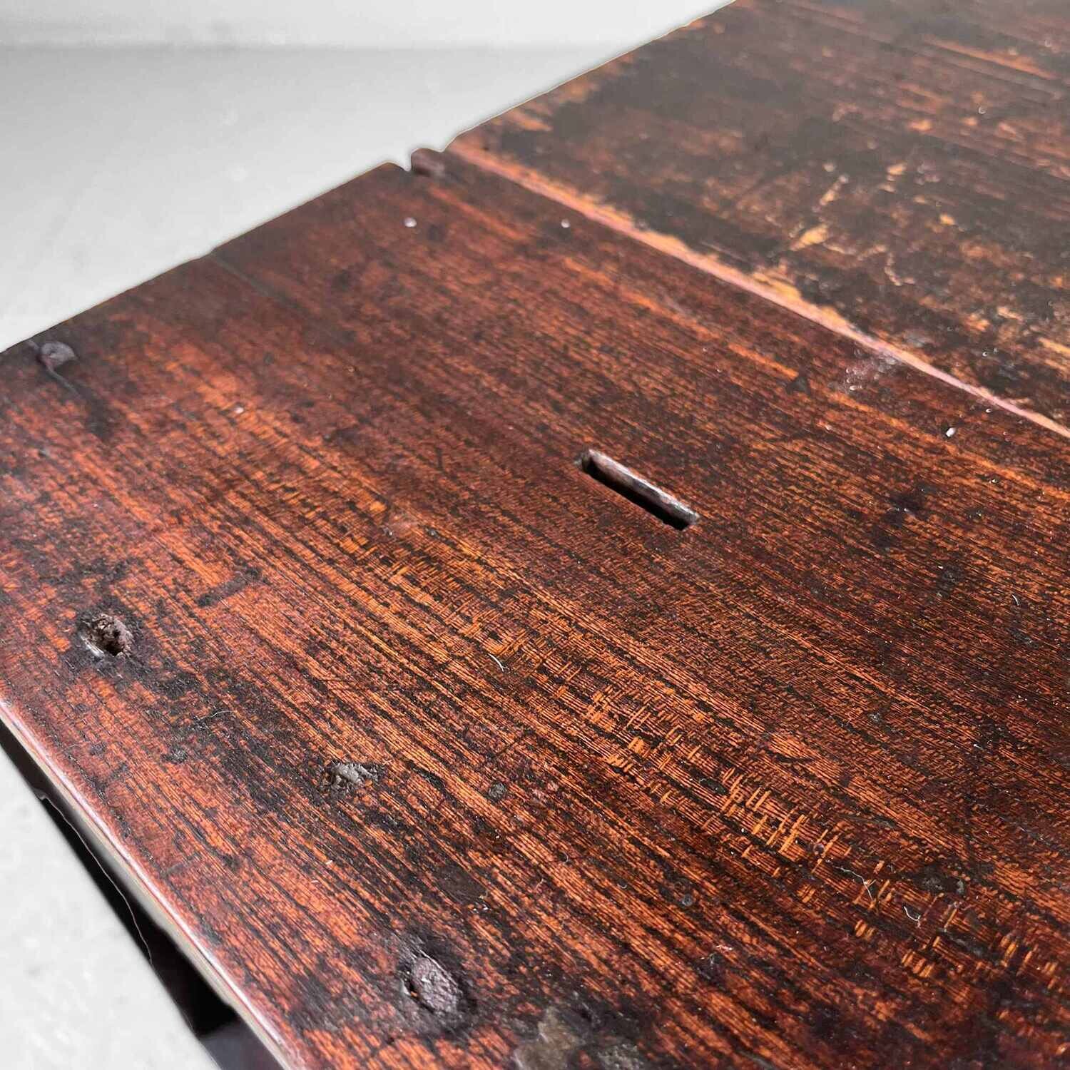 Antique Saisenbako (賽銭箱) Temple Sacrificial Block Japan Meiji-era