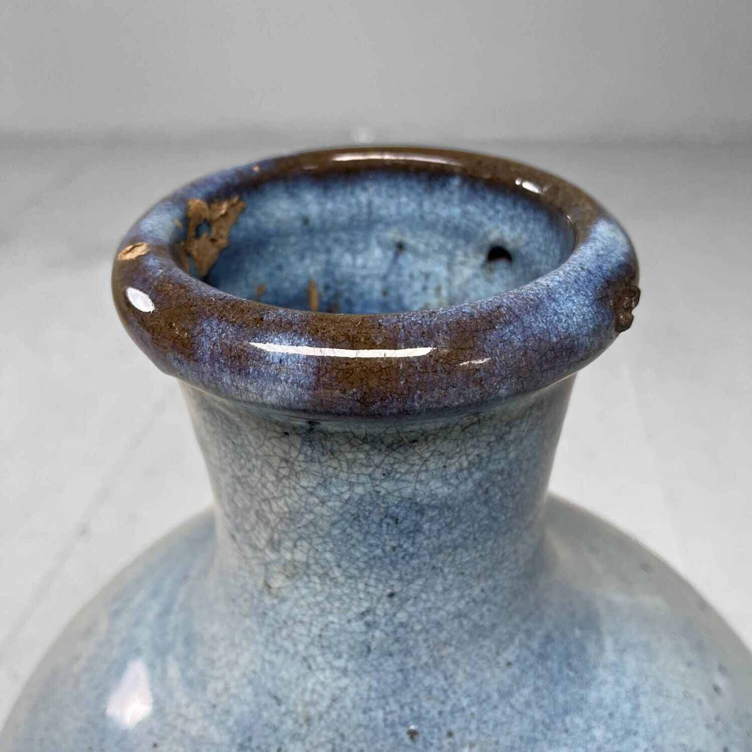 Naturally glazed Shigaraki Tsubo, Shōwa period, Japan