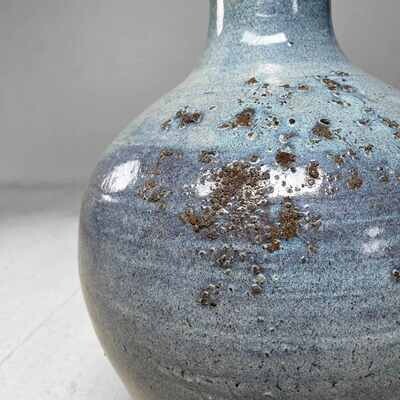 Naturally glazed Shigaraki Tsubo, Shōwa period, Japan