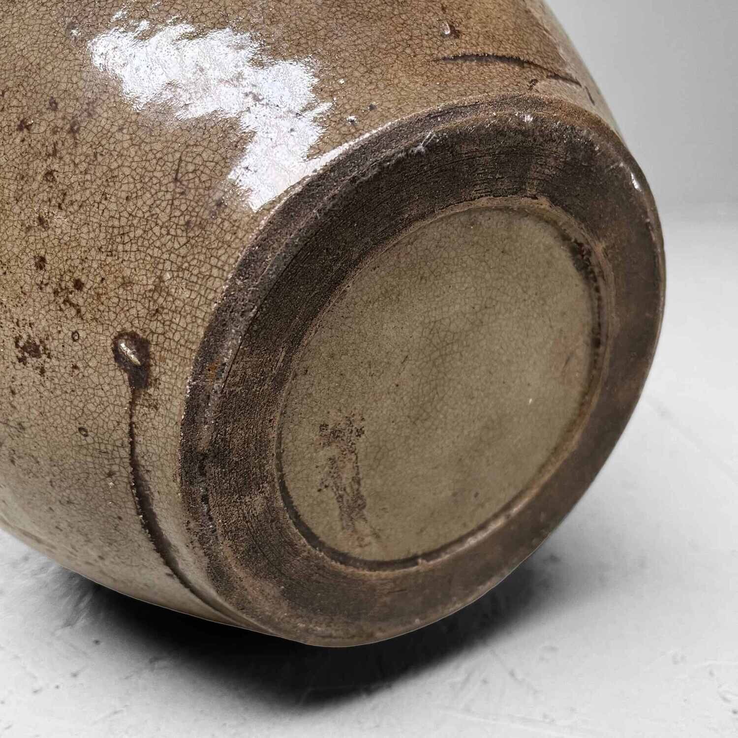 Natuurlijk geglazuurde Tsubo, Shōwa periode, Japan