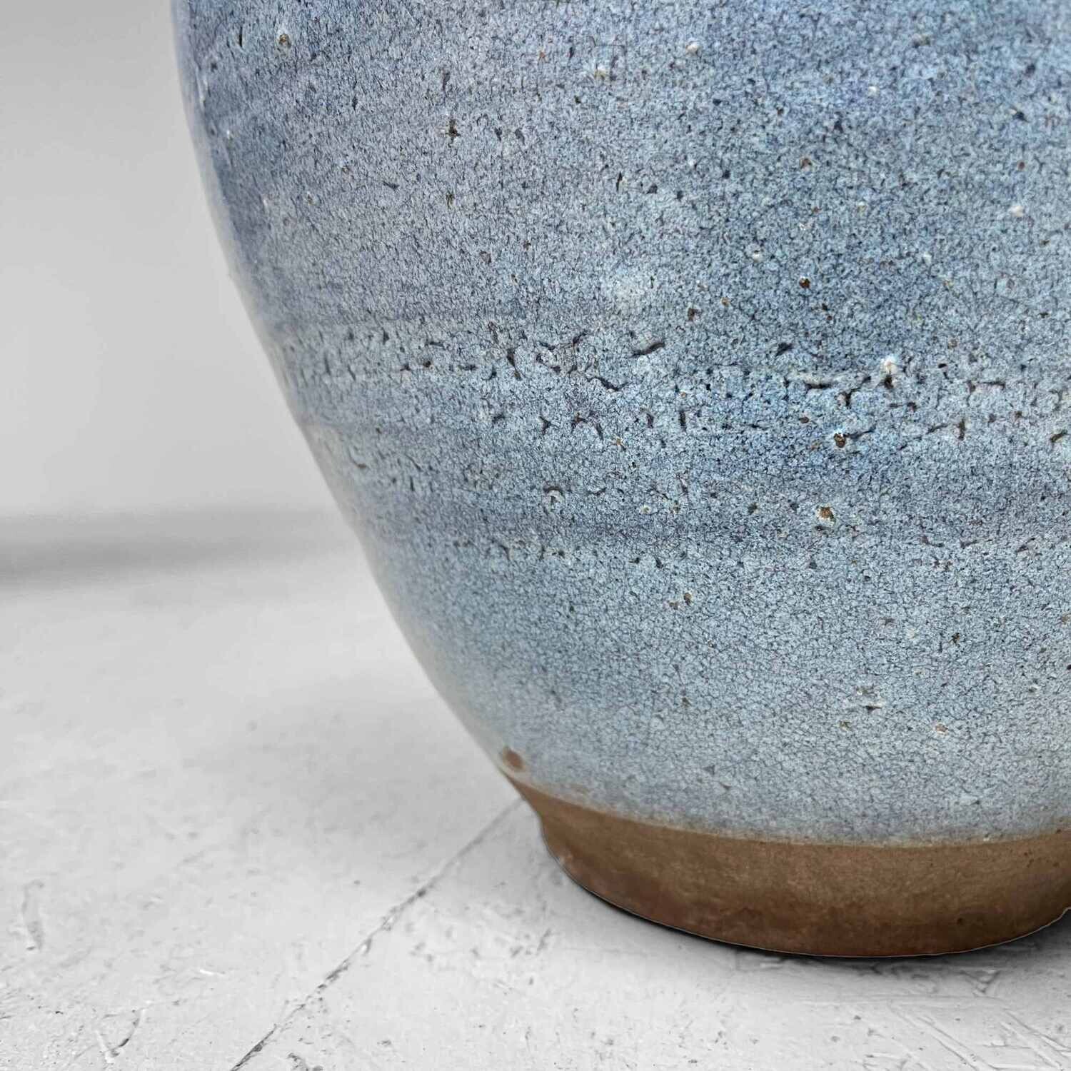 Naturally glazed Shigaraki Tsubo, Shōwa period, Japan