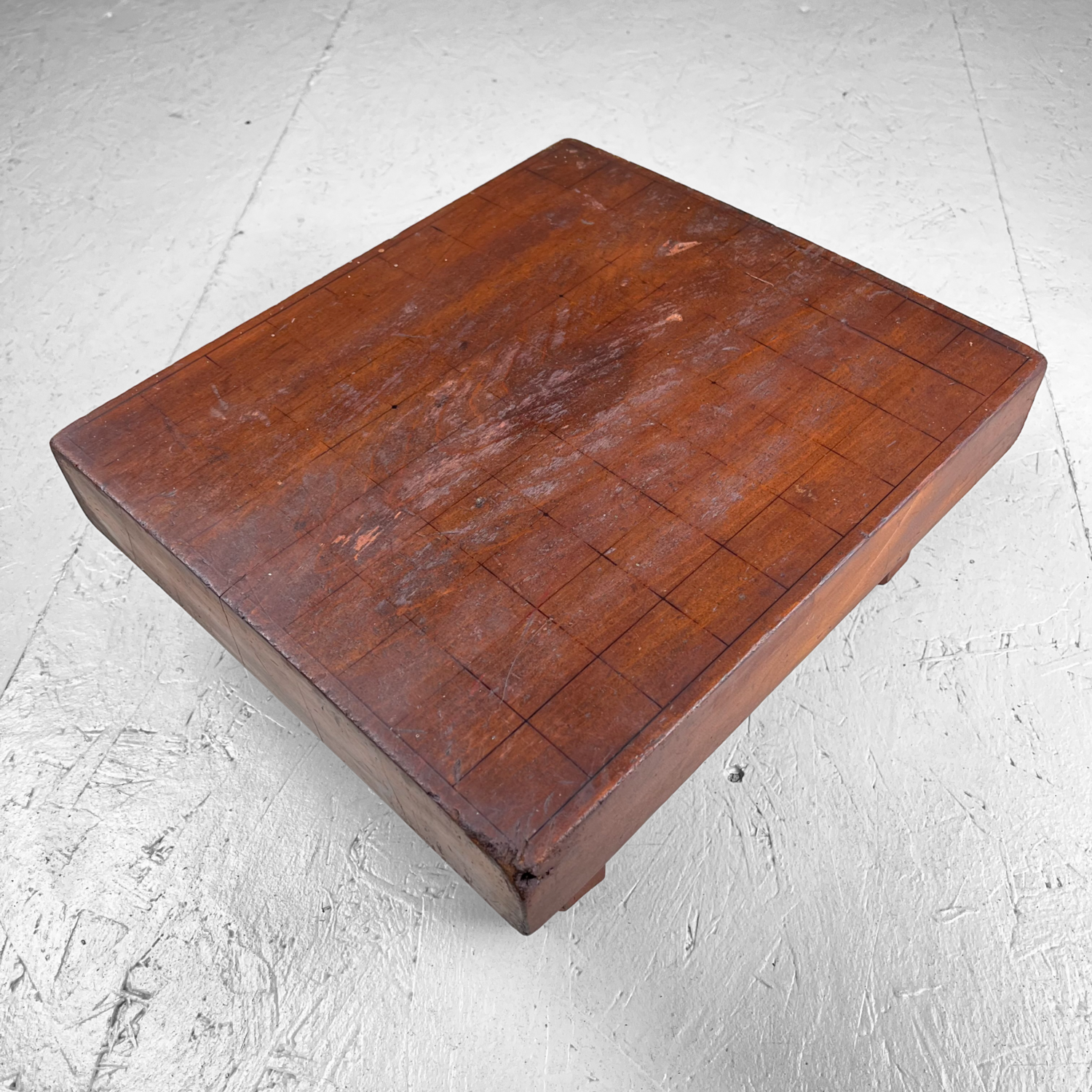 Keyaki Wooden Shogi game board, Meiji, Japan.